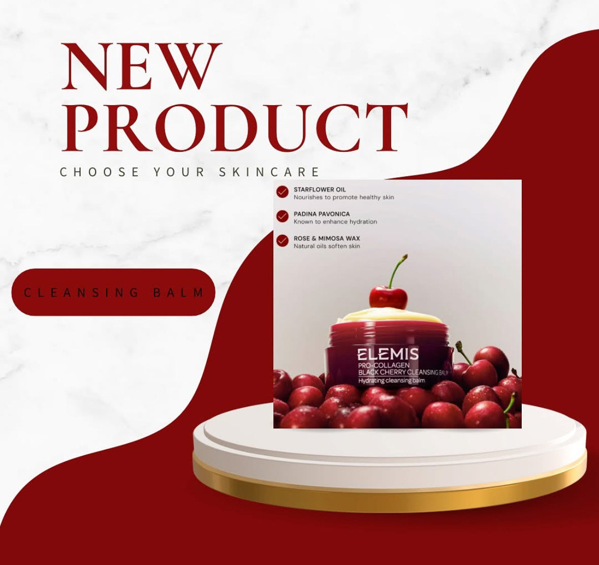 Elemis Black Cherry Cleansing Balm