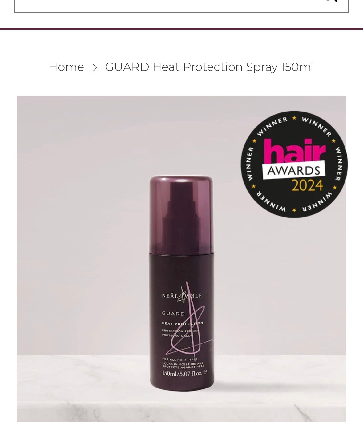 NEAL & WOLF GUARD HEAT PROTECTOR