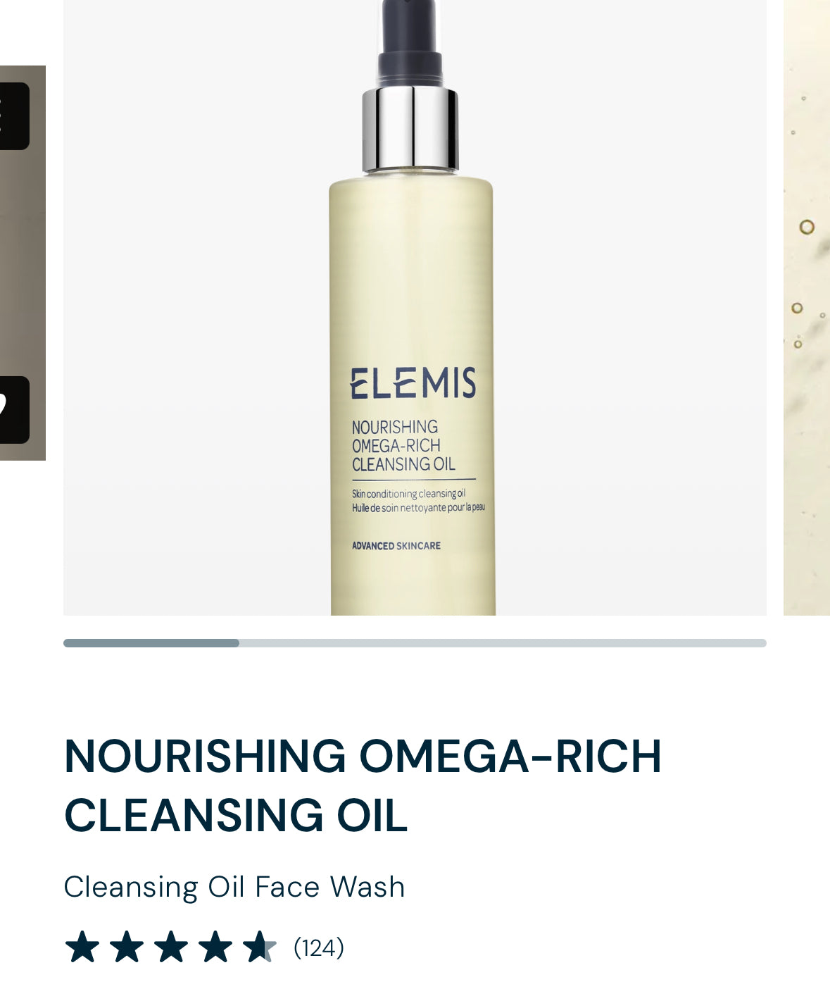Elemis Nourishing Omega Rich Cleansing Oil