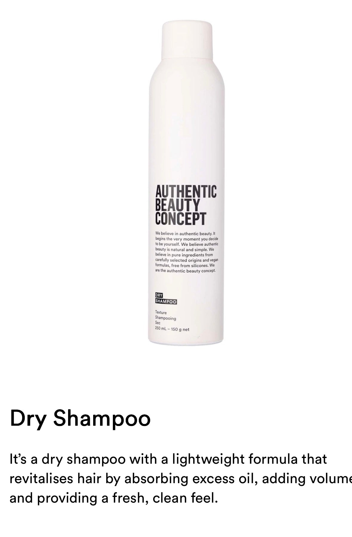 ABC dry Shampoo