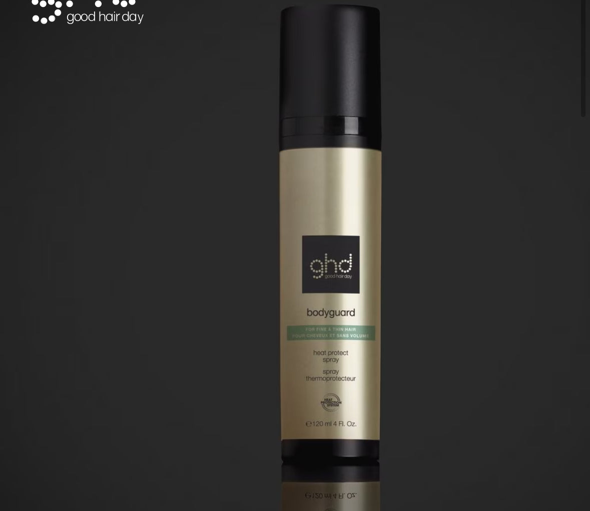 GHD BODYGUARD HEAT PROTECT SPRAY for fine hair code SPRINGSALE30