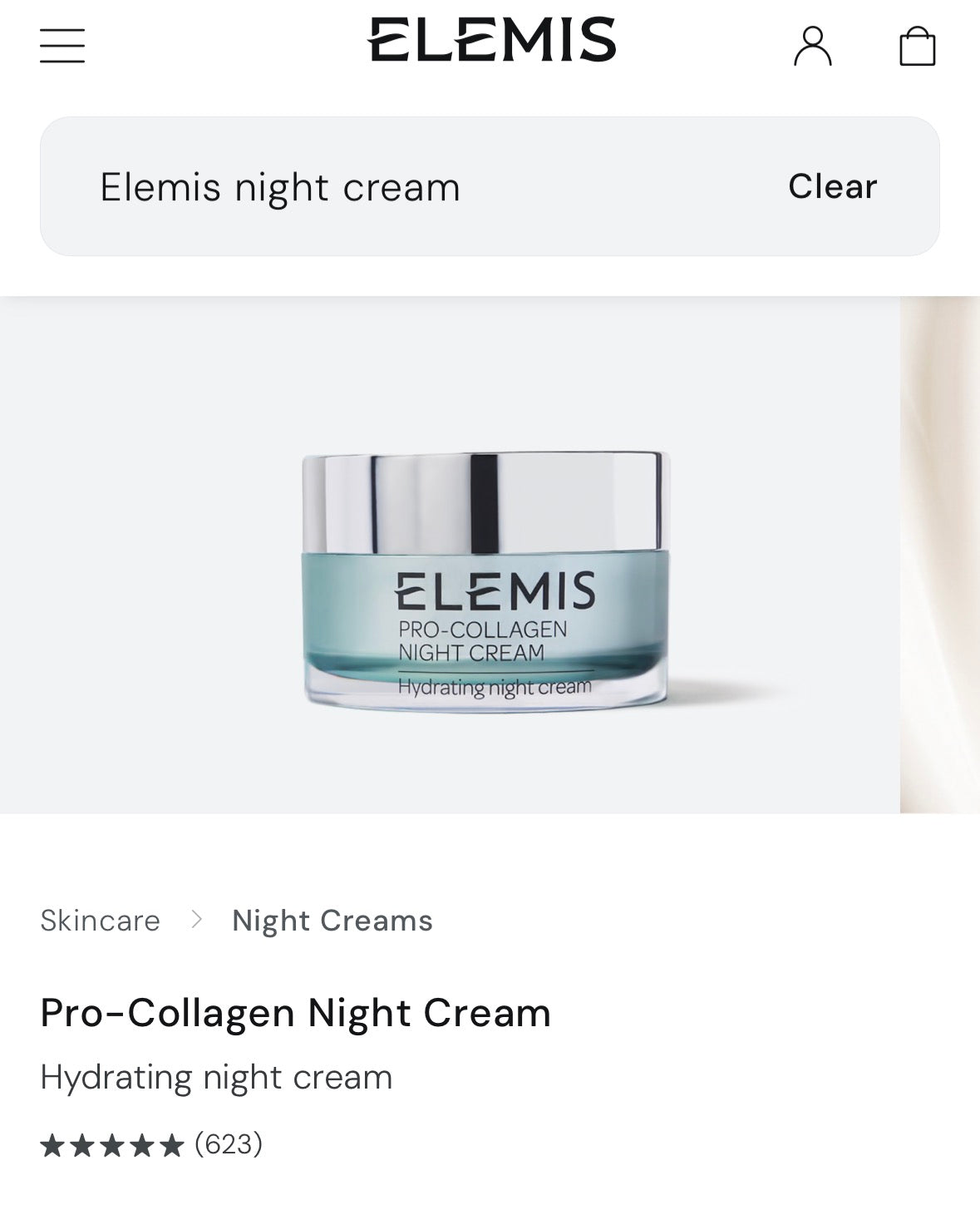 Elemis Night Cream