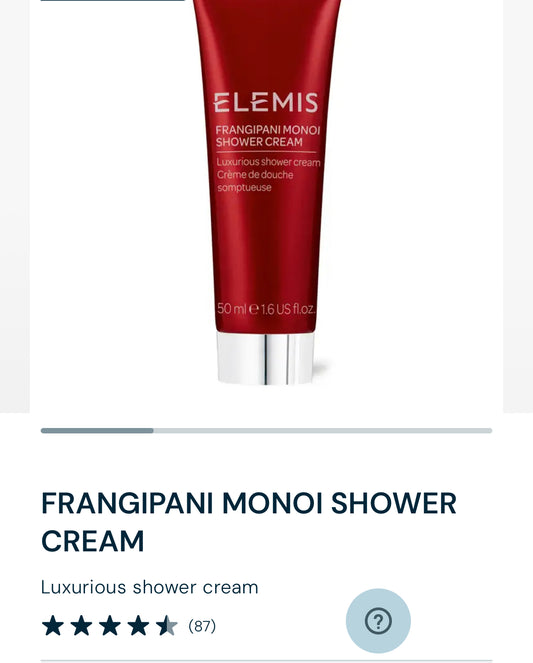 Frangipani Monoi  Shower Cream